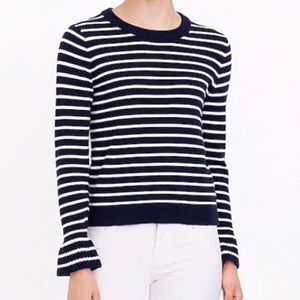 J.Crew Factory Navy Striped Sweater
